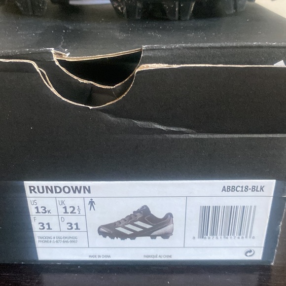 Kids soccer cleats sz 13 Adidas with box - Picture 5 of 5